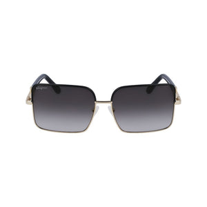 Ferragamo Gold Metal Sunglasses