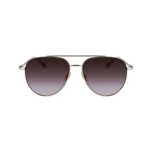 Ferragamo Gold Metal Sunglasses