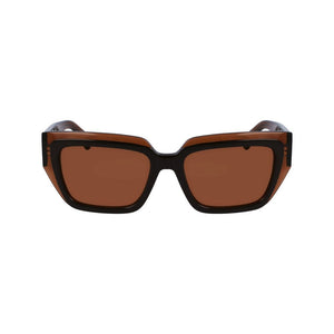 Ferragamo Brown Acetate Sunglasses