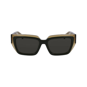 Ferragamo Green Acetate Sunglasses