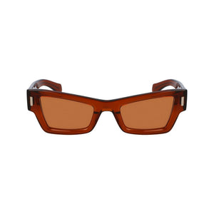 Ferragamo Brown Acetate Sunglasses