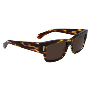 Ferragamo Brown Acetate Sunglasses