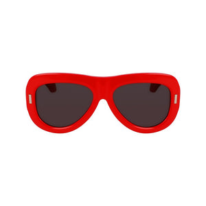 Ferragamo Red Acetate Sunglasses