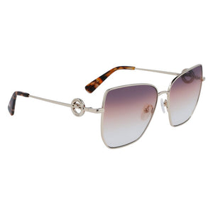 Longchamp Gold Metal Sunglasses