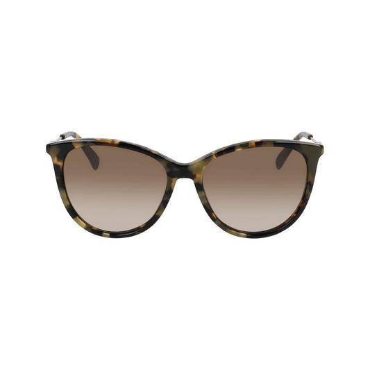 Longchamp Brown Acetate Sunglasses