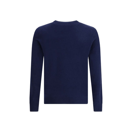 Aragona Cashmere Blue Merino Wool Cashmere Sweater