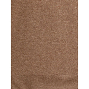 Aragona Cashmere Brown Merino Wool Sweatshirt