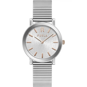 Furla Gray Stainless Steel Dress Watch
