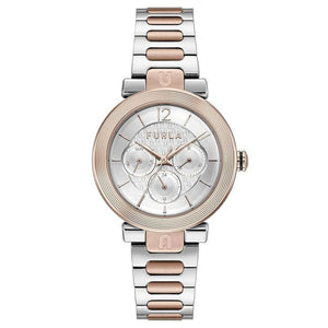 Furla Gray Stainless Steel Dress Watch