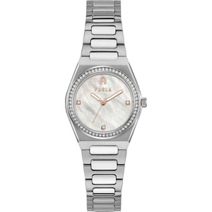 Furla Gray Stainless Steel Dress Watch