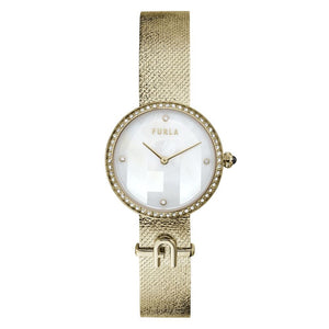 Furla Gold Stainless Steel Dress Watch