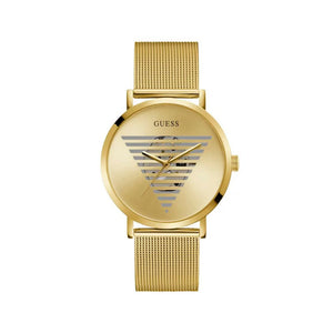 Guess Gold Stainless Steel Dress Watch