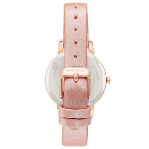 Nine West Multicolor Leather Dress Watch