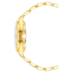 Nine West Gold Metal Dress Watch