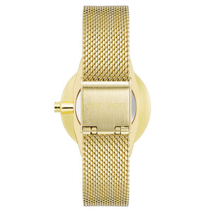 Nine West Gold Stainless Steel Dress Watch