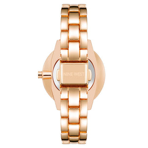 Nine West Multicolor Metal Dress Watch