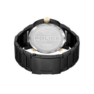 Police Black Stainless Steel Dress Watch