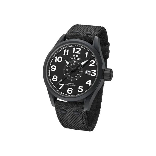 TW Steel Black Fabric Sport Watch
