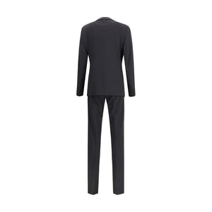 Giorgio Armani Black Fleece Wool Tuxedo
