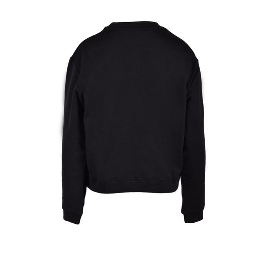 Love Moschino Black Cotton Sweatshirt