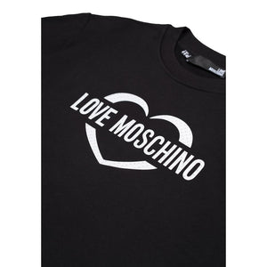 Love Moschino Black Cotton Sweatshirt