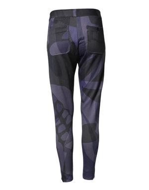 Alexander McQueen Multicolor Patterned Tapered Fit Men Pants