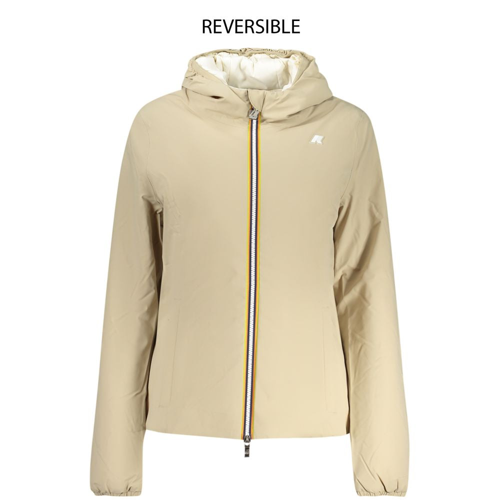 K-WAY Beige Nylon Women Jacket