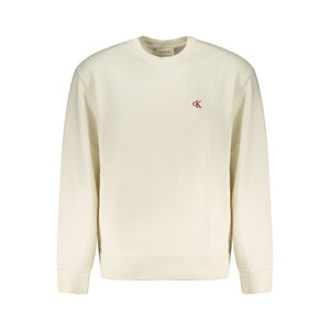 Calvin Klein White Cotton Men Sweater