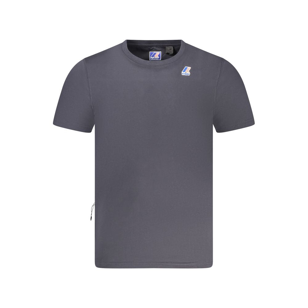 K-WAY Blue Cotton Men T-Shirt