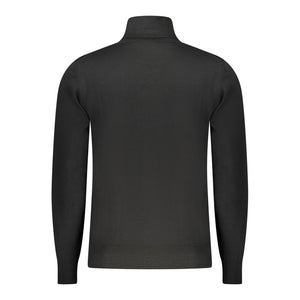 K-WAY Black Wool Men Sweater