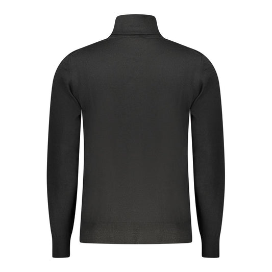 K-WAY Black Wool Men Sweater