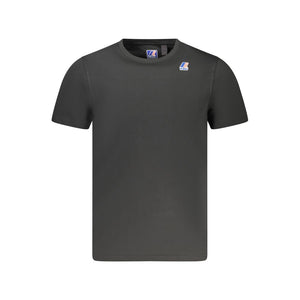 K-WAY Black Cotton Men T-Shirt