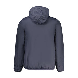 K-WAY Blue Polyamide Men Jacket