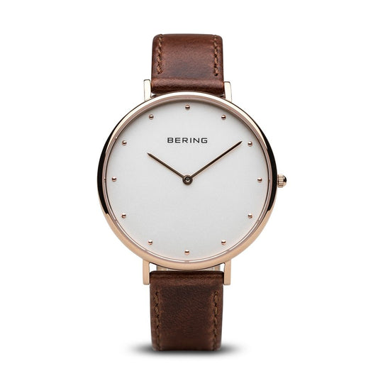BERING Brown Fur Dress Watch