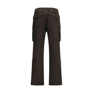 GR10K Brown Cotton Cargo Pants