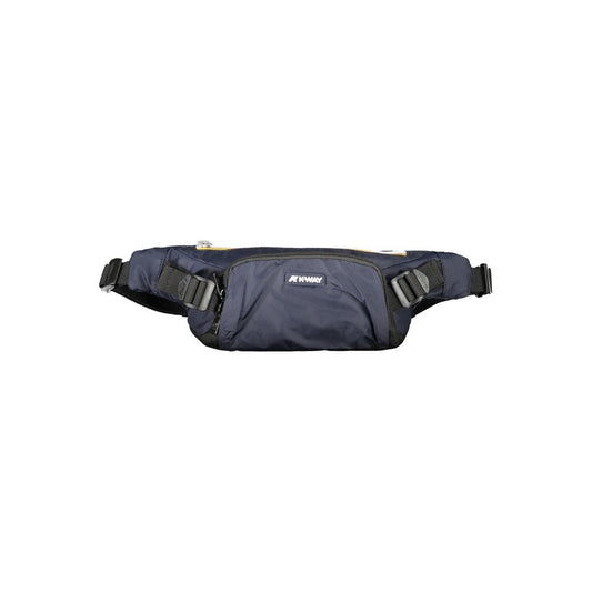 K-WAY Blue Polyester Men Belt Bag