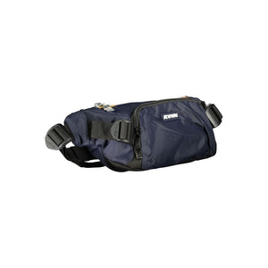 K-WAY Blue Polyester Men Belt Bag