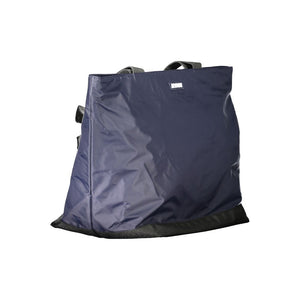 K-WAY Blu Polyester Woman Shoulder Bag