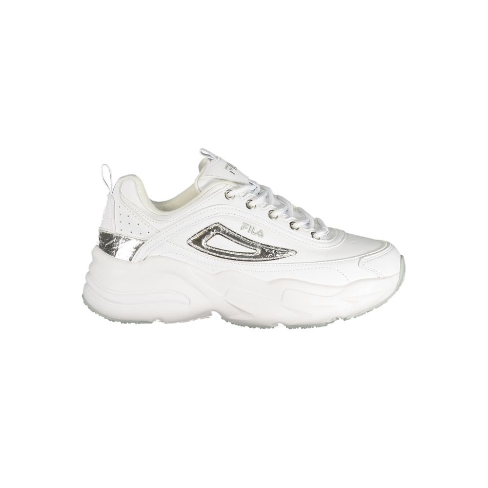 Fila White Polyester Women Sneaker