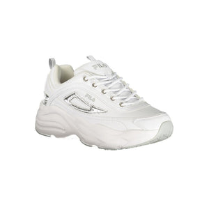 Fila White Polyester Women Sneaker