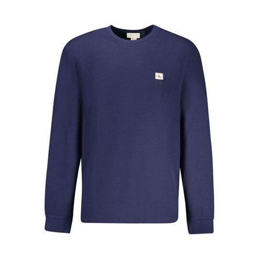 Calvin Klein Blue Cotton Men Sweater