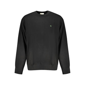 Calvin Klein Black Cotton Men Sweater