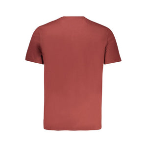 Calvin Klein Brown Cotton Men T-Shirt