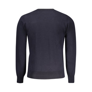 K-WAY Blue Wool Men Sweater