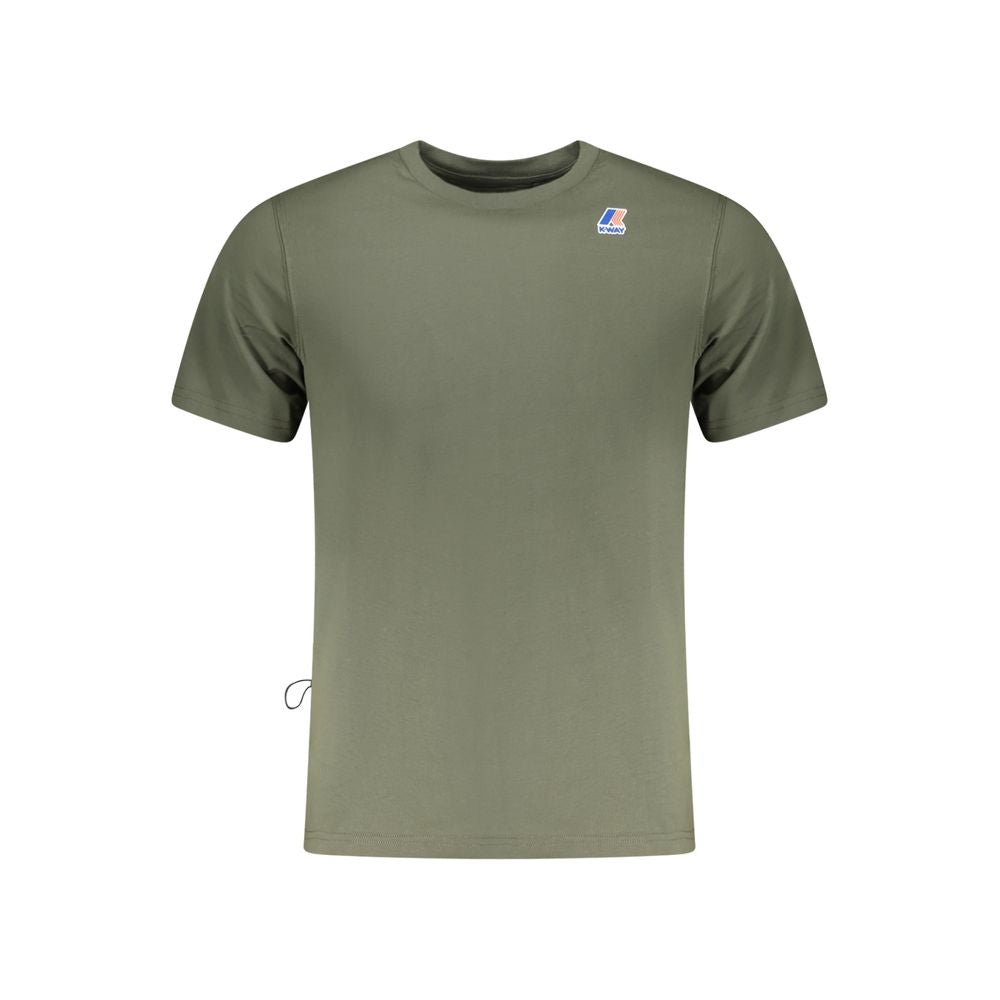 K-WAY Green Cotton Men T-Shirt