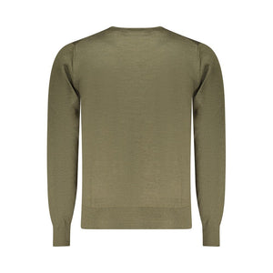 K-WAY Green Wool Men Sweater