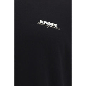 Represent Black Cotton T-Shirt