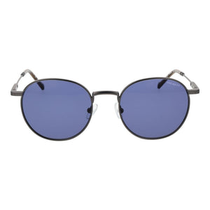 Hackett Gray Metal Sunglasses