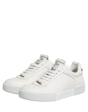 Dolce & Gabbana MIAMI Calf Low Top Men Sneakers  White