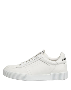 Dolce & Gabbana MIAMI Calf Low Top Men Sneakers  White